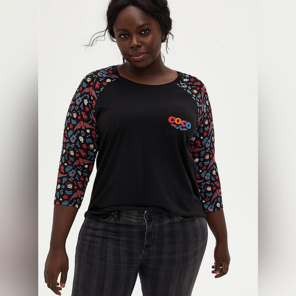 Torrid Disney Coco raglan shirt